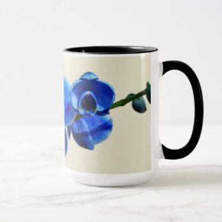 Blaue Orchideen Tasse