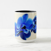 Blaue Orchideen Tasse (Zentrum)