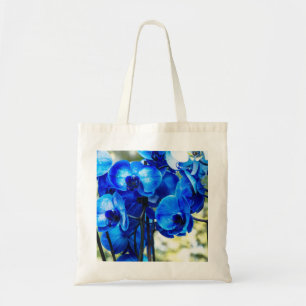 Blaue Orchideen Tragetasche