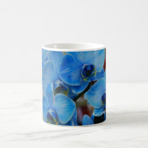 Blaue Orchideen von Gardenfest 2011 Vero Beach, FL Kaffeetasse