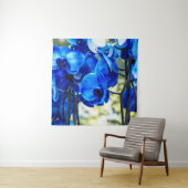 Blaue Orchideen Wandteppich (Beispiel)