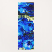 Blaue Orchideen Yogamatte (Vorderseite)