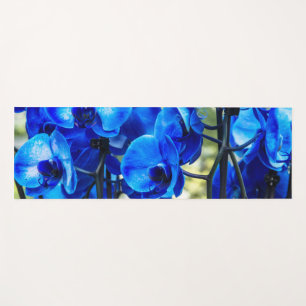 Blaue Orchideen Yogamatte