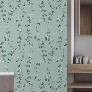 Blaue Oreganoblätter Tapete