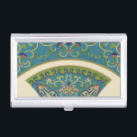 Blaue Orientalische Designs mit lächelnden Gesicht Visitenkarten Dose<br><div class="desc">Dieses phantastische Stück besteht aus prächtigen blauen orientalischen Designs und Blumendruck. Lächelnde Gesichter blicken aus den Designs heraus auf Sie. Kaufen Sie noch heute eine Kopie!</div>