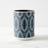 Blaue Orientalische Geometrie Tasse (Zentrum)