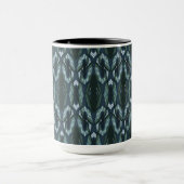 Blaue Orientalische Geometrie Tasse (Zentrum)