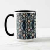 Blaue Orientalische Geometrie Tasse (Links)