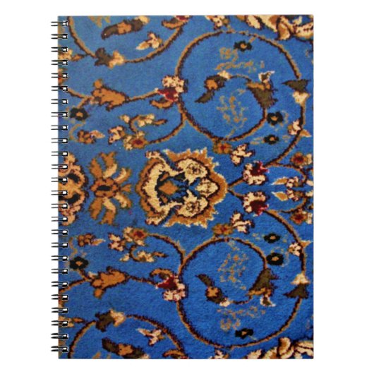 Blaue Orientalische Ruine Notizblock (Vorderseite)