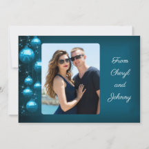 Blaue Ornamente vertikale Foto persönliche Nachric