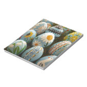 Blaue Ostereier Notizblock (Rotiert)