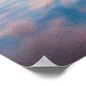 Blaue Ozeane Poster (Ecke)