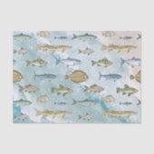 Blaue Ozeane Seidenpapier (Vorderseite)