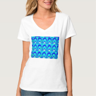 Blaue Ozeangeister Sommerferien T-Shirt