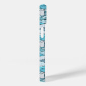 Blaue Ozeanklumpen Case-Mate iPhone Hülle (Rückseite / Rechts)