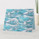 Blaue Ozeanklumpen Karte (Vorderseite)