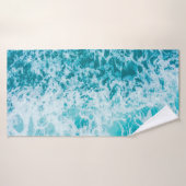 Blaue Ozeanwälder entdecken Badehandtuch (Badehandtuch)