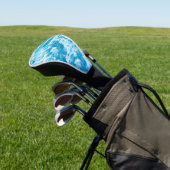 Blaue Ozeanwelle Textur Golf Headcover (In SItu)