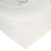 Blaue Ozeanwelle Tischdecke (Schrägansicht)