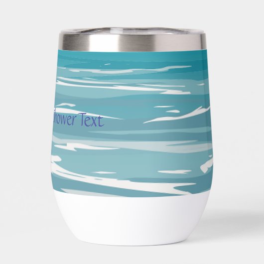 Blaue Ozeanwellen (Rückseite)