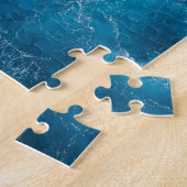 Blaue Ozeanwellen abstürzen Puzzle (Seite)