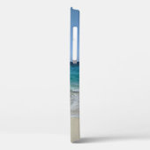 Blaue Ozeanwellen an einem karibischen Strand V2 Case-Mate iPhone Hülle (Rückseite / Links)