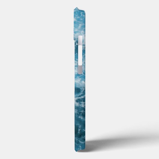 Blaue Ozeanwellen Case-Mate iPhone Hülle (Rückseite / Links)