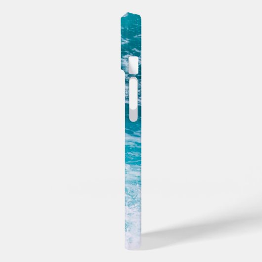 Blaue Ozeanwellen Case-Mate iPhone Hülle (Rückseite / Links)