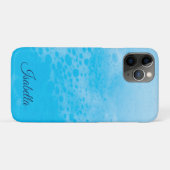 Blaue Ozeanwellen Case-Mate iPhone Hülle (Rückseite (Horizontal))