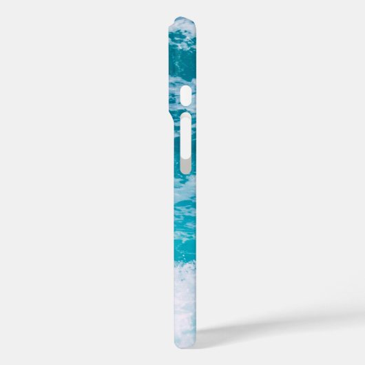 Blaue Ozeanwellen Case-Mate iPhone Hülle (Rückseite / Links)