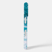 Blaue Ozeanwellen Case-Mate iPhone Hülle (Rückseite / Rechts)