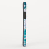 Blaue Ozeanwellen Case-Mate iPhone Hülle (Hinten/Rechts)