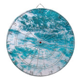 Blaue Ozeanwellen Dartscheibe (vorne)