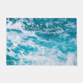 Blaue Ozeanwellen Fußmatte (Vorderseite)