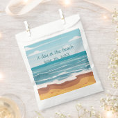 Blaue Ozeanwellen Geschenktütchen (Ausgeschnitten)