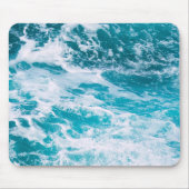 Blaue Ozeanwellen Mousepad (Vorne)