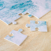 Blaue Ozeanwellen Puzzle (Seite)