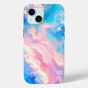 Blaue Ozeanwellen Rosa Sommer Meer Strand Türkis Case-Mate iPhone Hülle