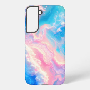 Blaue Ozeanwellen Rosa Sommer Meer Strand Türkis Samsung Galaxy Hülle