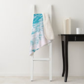 Blaue Ozeanwellen Sherpadecke (Beispiel)