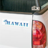 Blaue Palme Hawaiis Autoaufkleber (Auf Lkw)