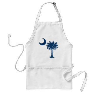 Blaue Palmetto-Schürze Schürze
