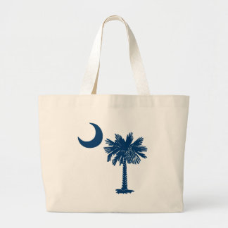 Blaue Palmetto-Tasche Jumbo Stoffbeutel