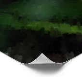 Blaue Pansy Soft Sketch Poster (Ecke)