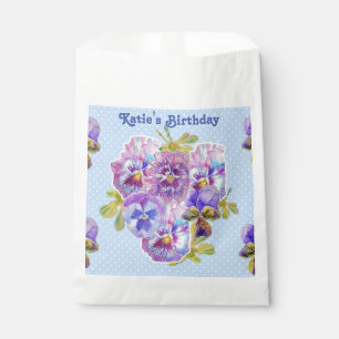 Blaue Pansy Spot Blume Blumenzwiebeln Gastgeschenk Geschenktütchen