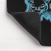 Blaue Panther-Mausunterlage Mousepad (Ecke)