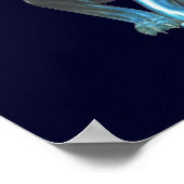 BLAUE PANTHER POSTER (Ecke)