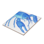 Blaue Panzerkrebse Fliese (Seite)