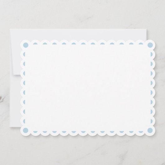 Blaue Papagei-Pikado-Dusche Einladung (Rückseite)