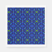 Blaue Papierservietten (Vorderseite)
